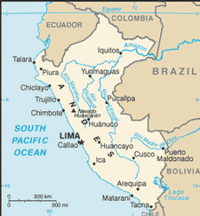 Map of Peru
