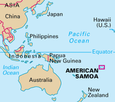 American Samoa Map