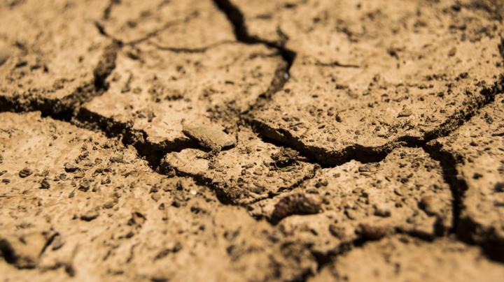 a desert affected by drought